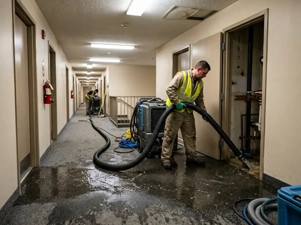 multi-unit-apartment-hallway-f-005 — frequently asked questions, Emergency Burst Pipe Water Extraction & Removal in Lander,…